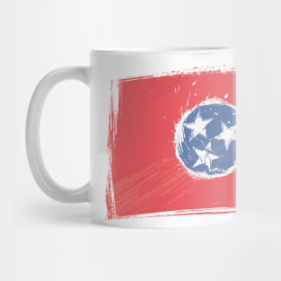 Tennessee Tri-Star Flag Mug